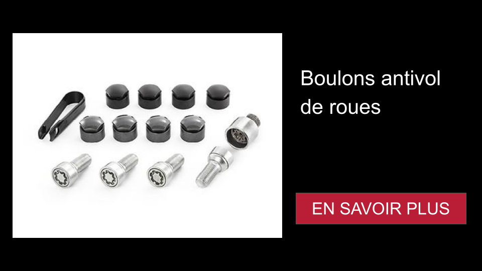 boulons antivol de roues